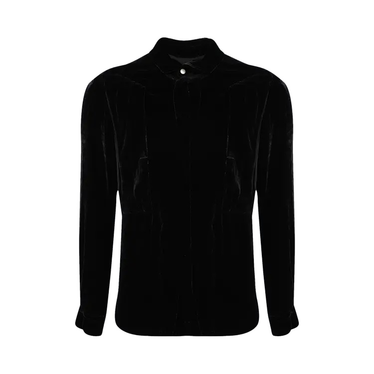

Рубашка Rick Owens Fogpocket Long-Sleeve 'Black', черный