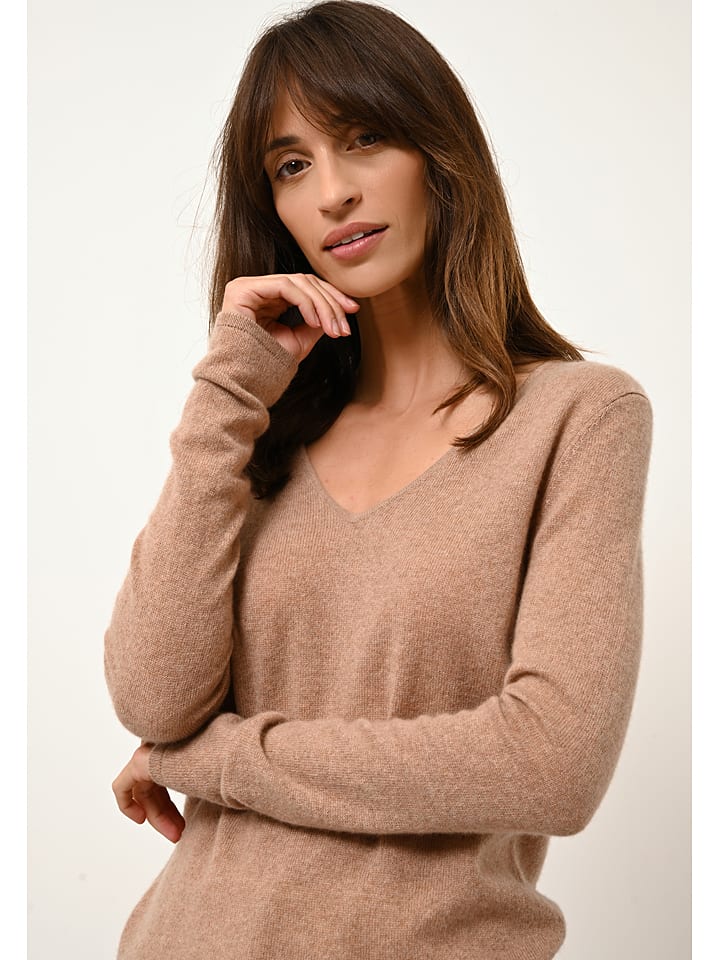 

Кашемировый пуловер Just Cashmere, кэмел