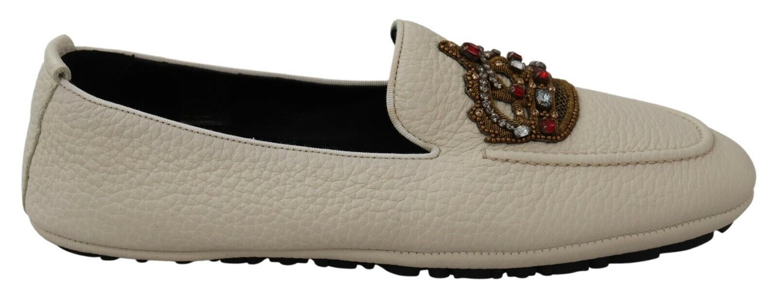 

Элегантные бежевые кожаные мокасины, шлепанцы, туфли Dolce & Gabbana