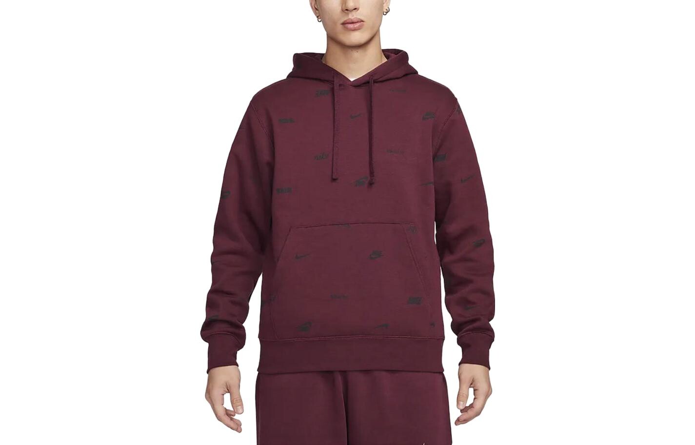 

Толстовка мужская Night Maroon Nike, бордовый
