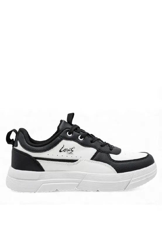 Мужские кроссовки slip-on, искусственная кожа, круглая носочная часть, модель 250121101 Louis Cuppers, черный