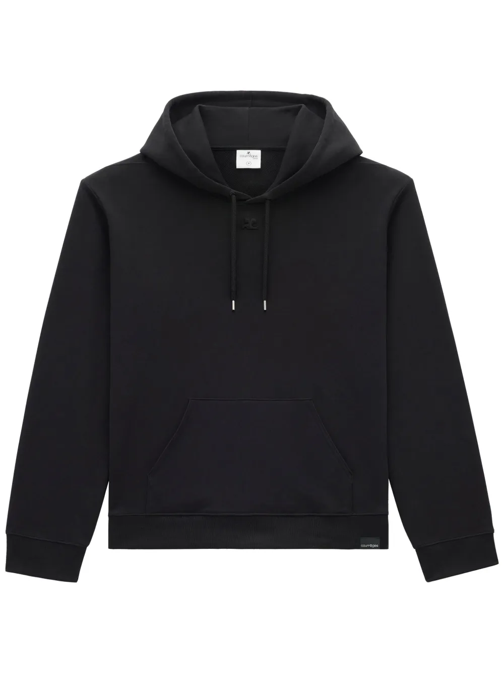

Флисовое худи AC Courrèges, черный