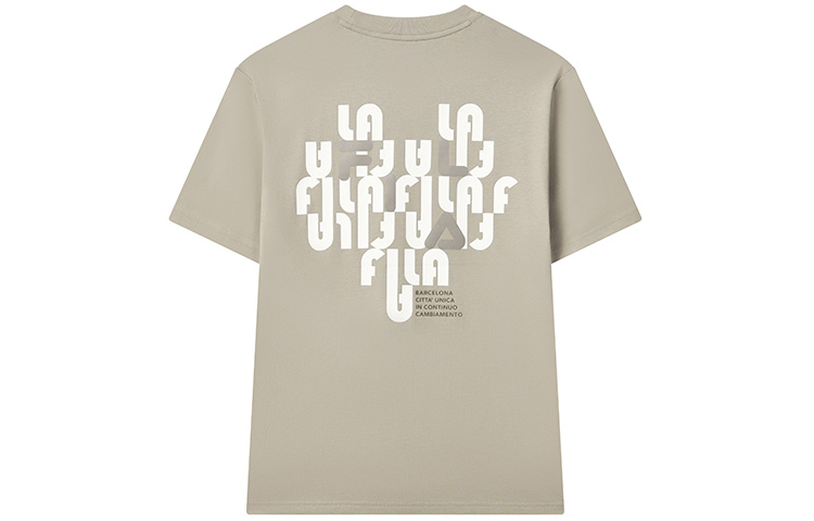 

Футболка унисекс SS23 комбинезон хаки FILA, лось хаки