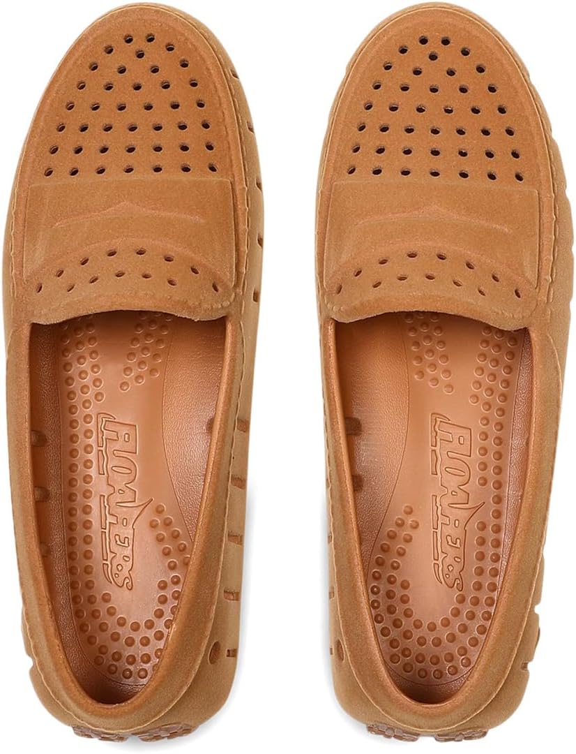 Лоферы Floafers Posh Driver Faux Suede, цвет Cognac Vegan Suede — фото 2