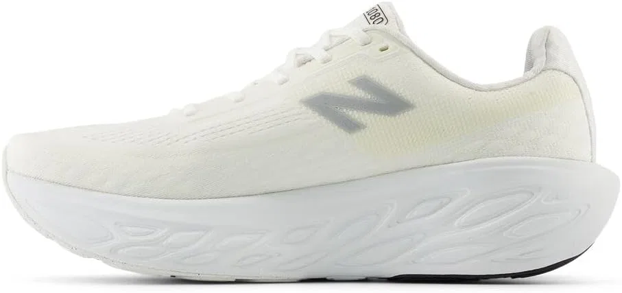 Мужские беговые кроссовки New Balance Fresh Foam X 1080, White Silver Metallic Sea Salt — фото 2