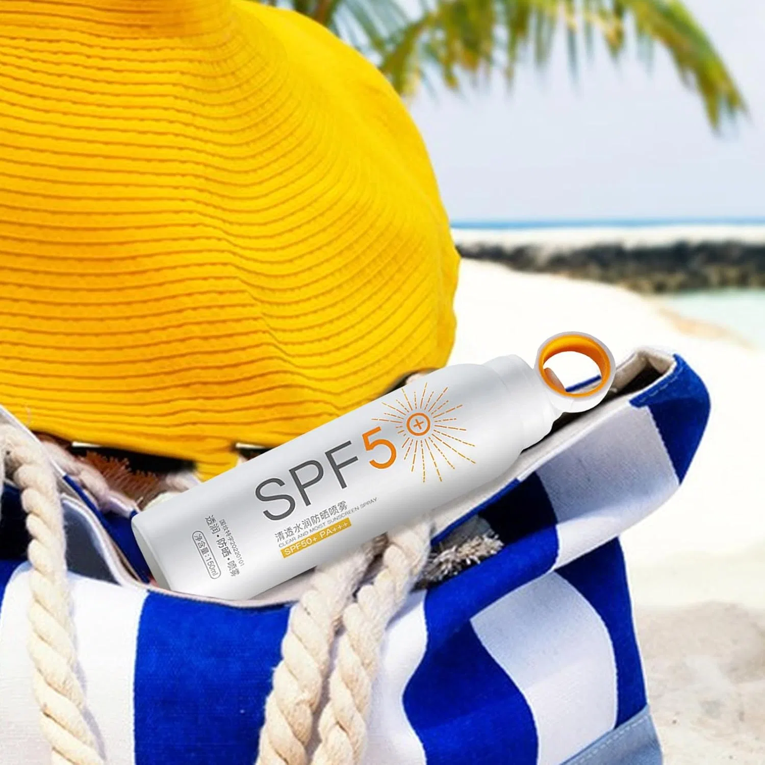 Спрей-солнцезащита Suncut, SPF 50+ PA++++, 60 мл, белый Yidaify — фото 2