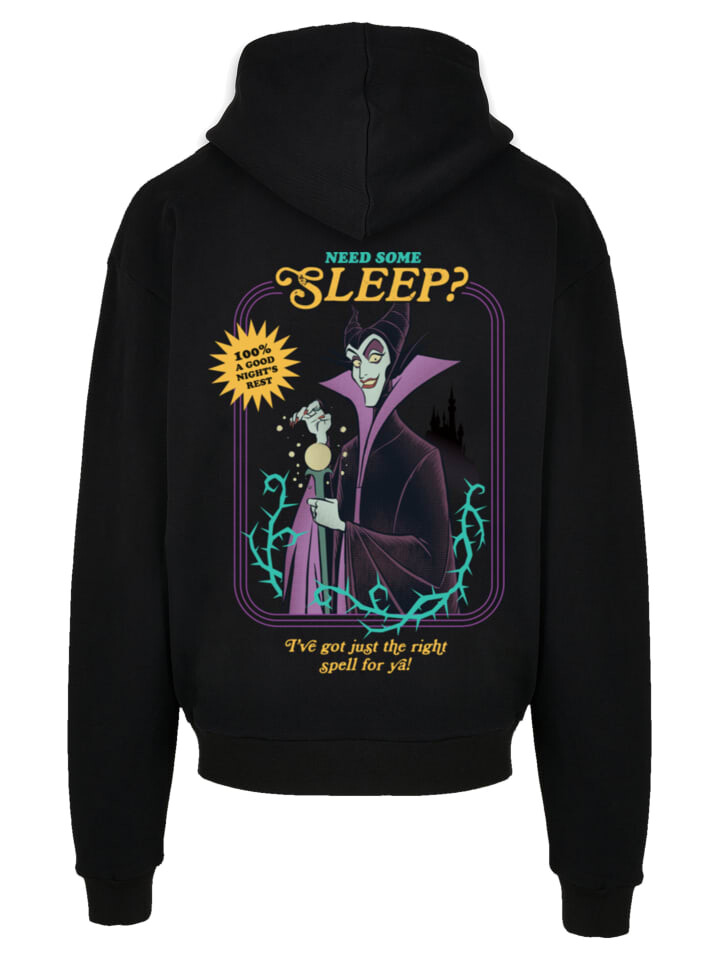

Пуловер F4NT4STIC Ultra Heavy Hoodie Disney Villians Need Some Sleep, черный