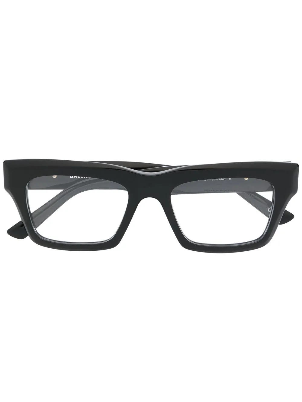 

Очки в квадратной оправе с логотипом Balenciaga Eyewear, черный