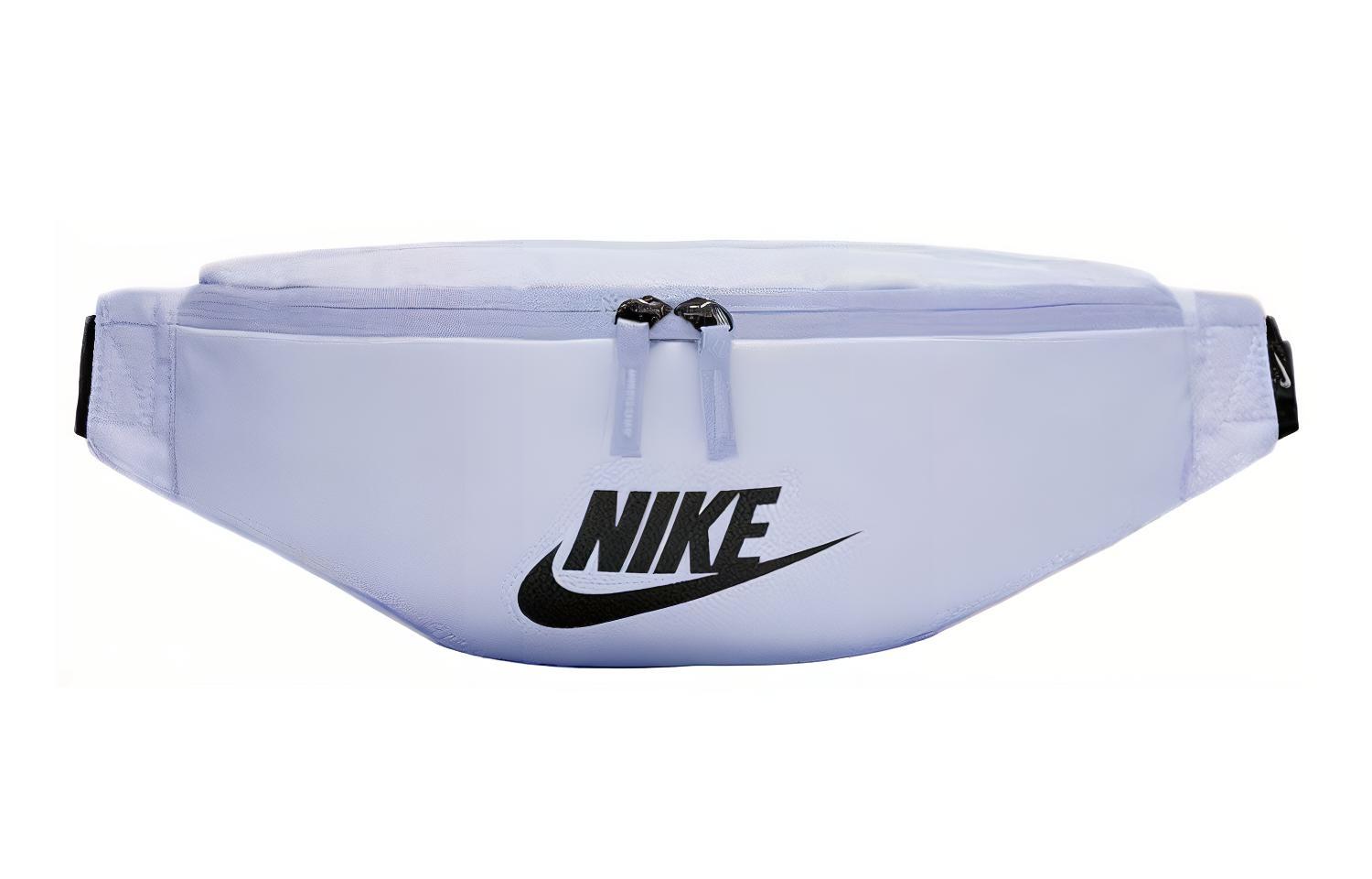 

Nike Полиэстеровая поясная сумка унисекс фиолетовая светлая белая, Purple Light White