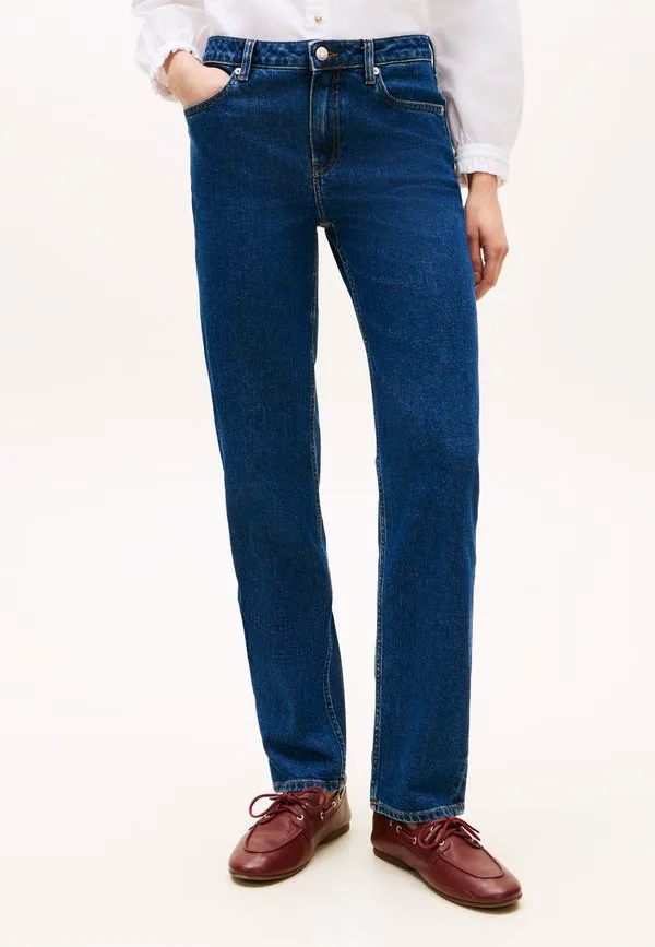 Джинсы средней посадки прямого кроя Tommy Hilfiger, Blue