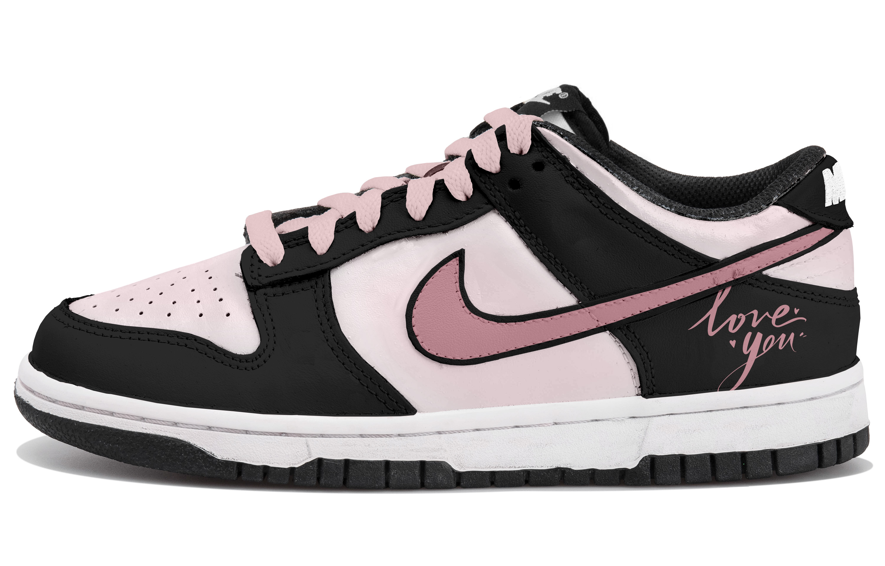 

Nike Детские кроссовки для скейтбординга Dunk "Black" Low Top для подростков