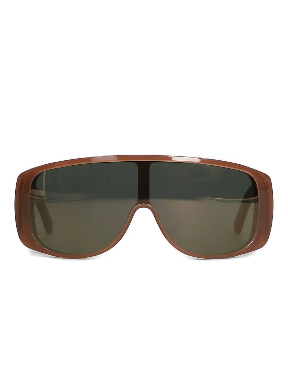 

Солнцезащитные очки с оправой-щитком Retrosuperfuture, коричневый