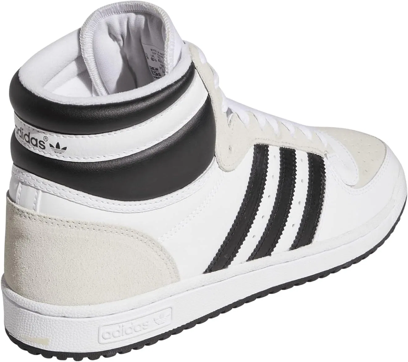 Кроссовки Adidas Men's Top Ten Rb Trainers, Ftwr White Crystal White Core Black — фото 4
