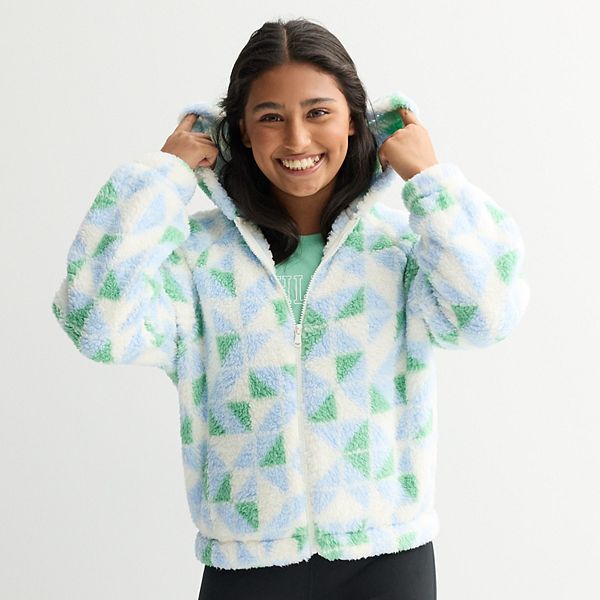 

Детская худи-куртка из искусственного меха Tek Gear, Cream Quilt