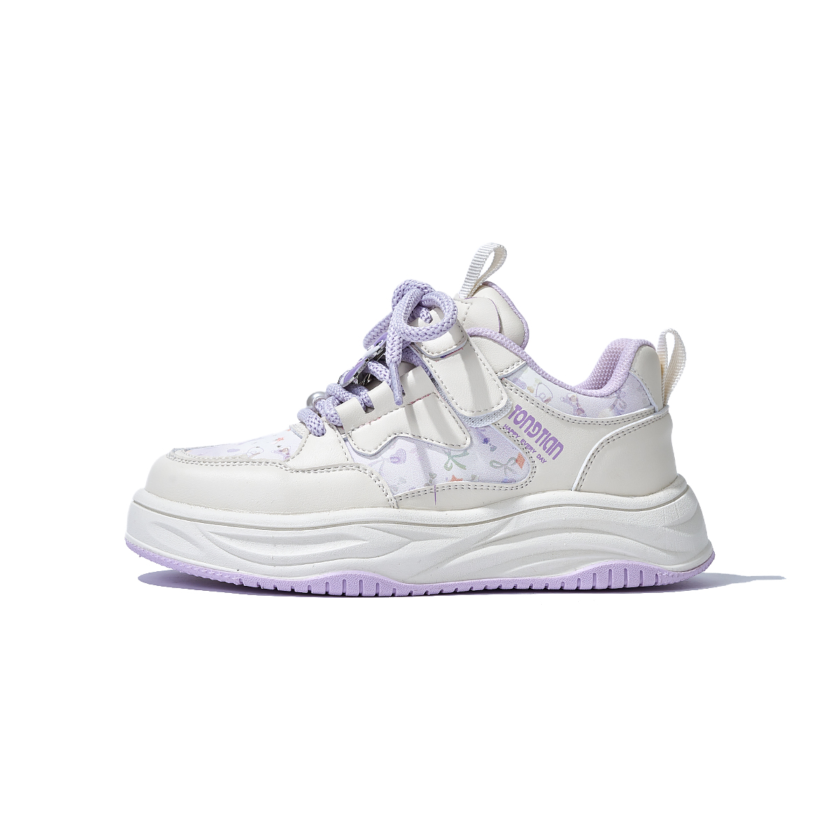 

Легкие амортизирующие низкие детские кроссовки для скейтбординга PSY, бежевый/фиолетовый