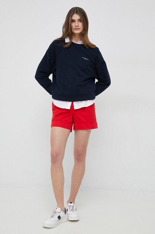 

Хлопковые шорты Tommy Hilfiger, красный