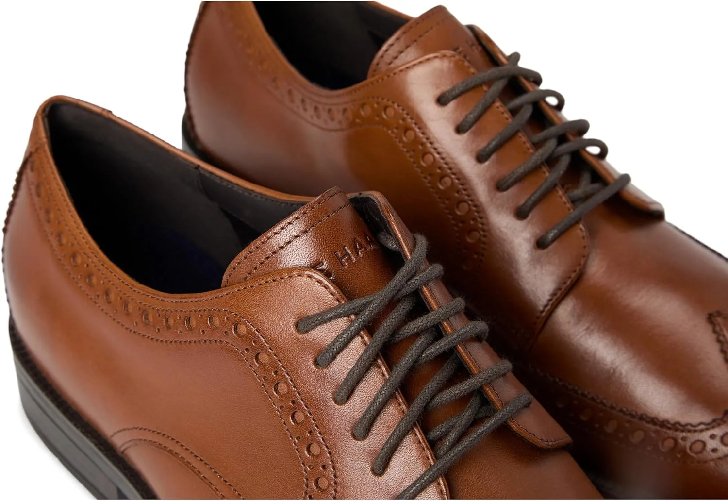 Мужские оксфорды Cole Haan Modern Essentials Wing, коричневый — фото 2