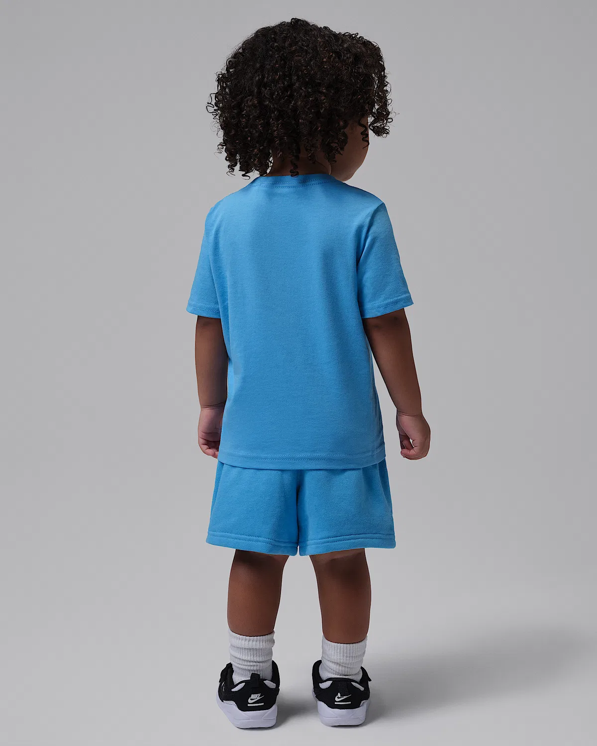 Детский набор из 2 предметов: шорты из французского футера Jordan Brooklyn Essentials, University Blue — фото 2