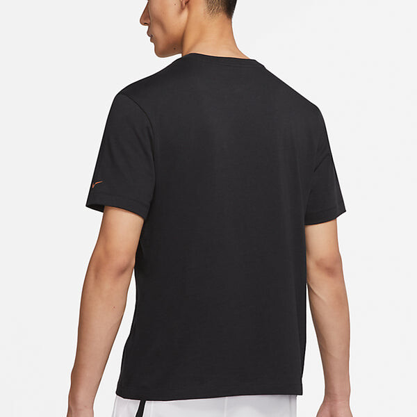 Футболка Men's Nike Lil Penny Alphabet Printing Casual Sports Short Sleeve Black T-Shirt, черный — фото 4