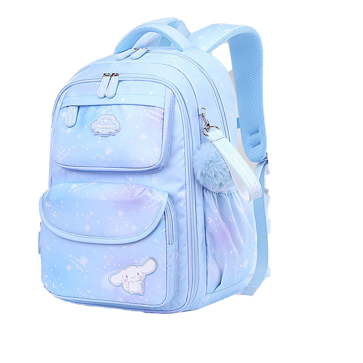 

Sanrio Полиэстеровый рюкзак унисекс фиолетово-розовый, Cinnamoroll Small Size
