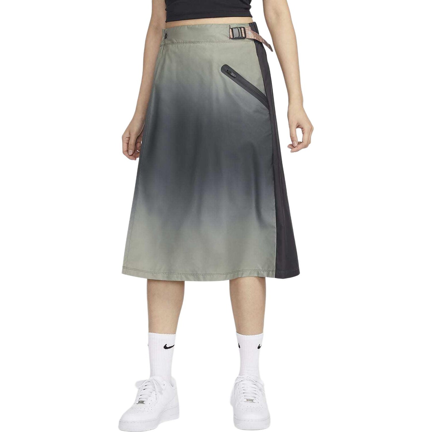 

SPORTSWEAR TECH PACK Повседневная длинная юбка женская дымчато-серая Nike
