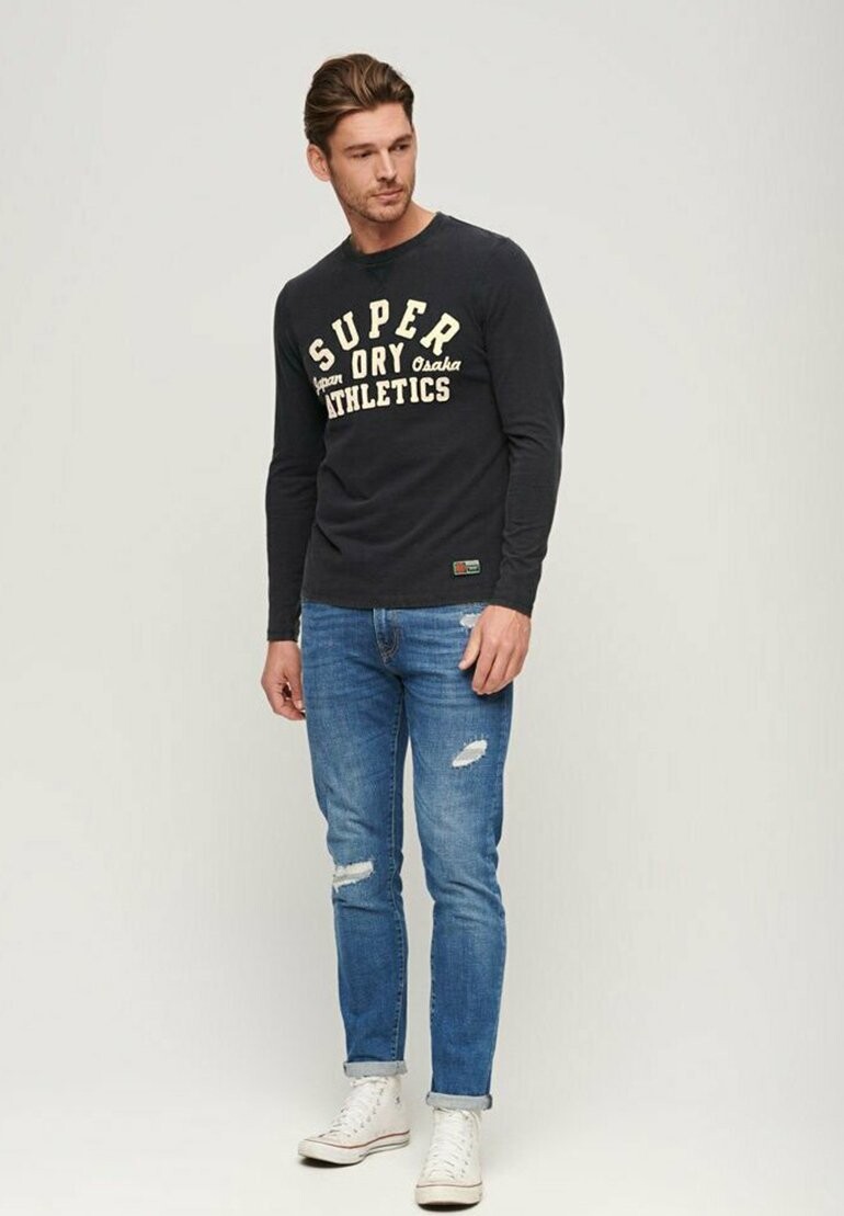 

Рубашка с длинным рукавом ATHLETIC Superdry, цвет eclipse navy