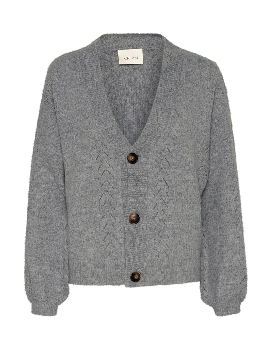 

Вязаный кардиган Cream Knit Cardigan Holiday, цвет smoke grey