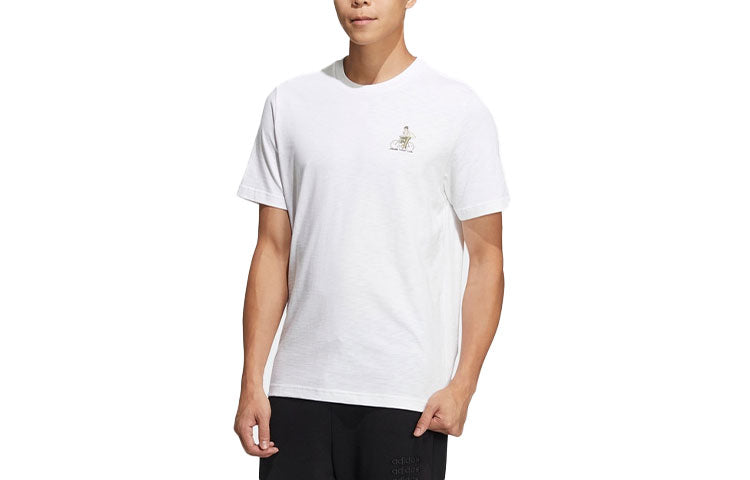 Футболка adidas neo Tee, белый — фото 2