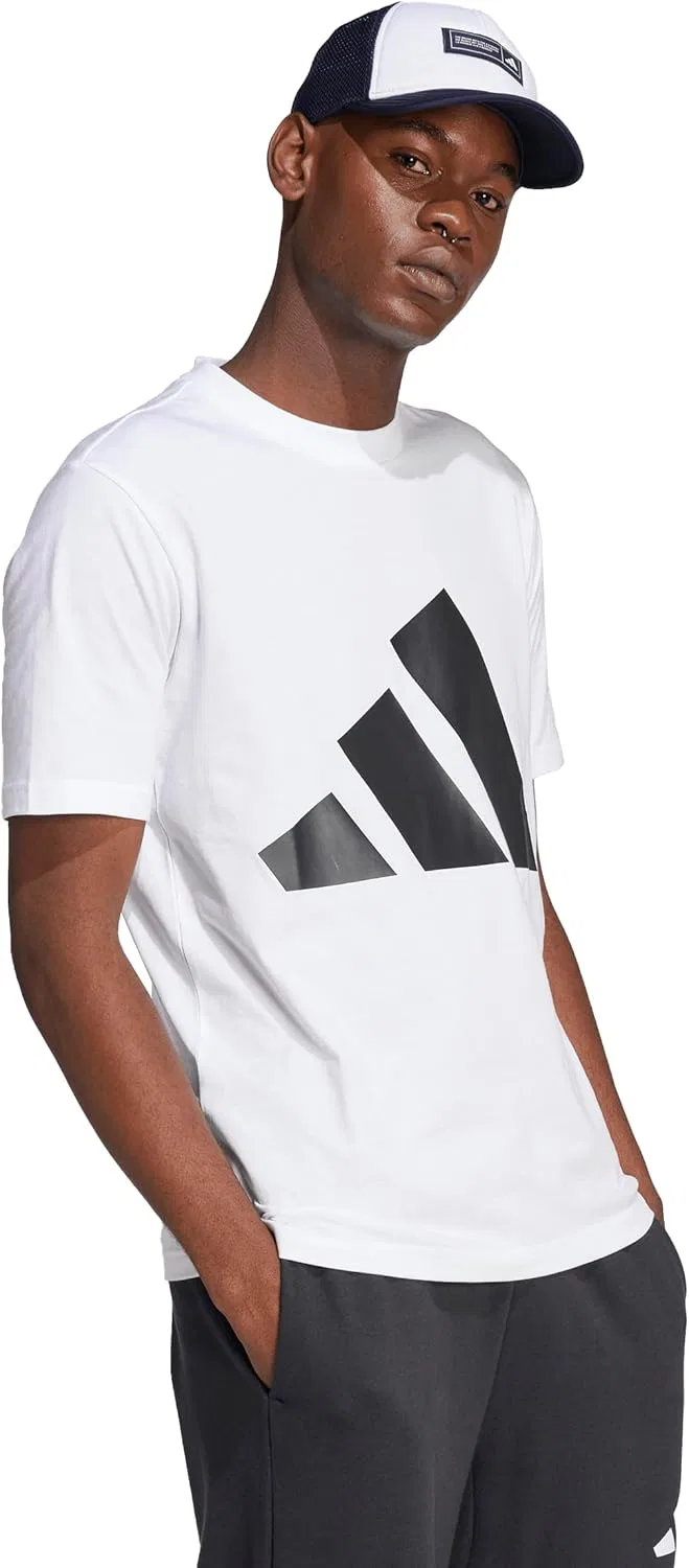 Мужская футболка adidas Essentials с большим логотипом — фото 2