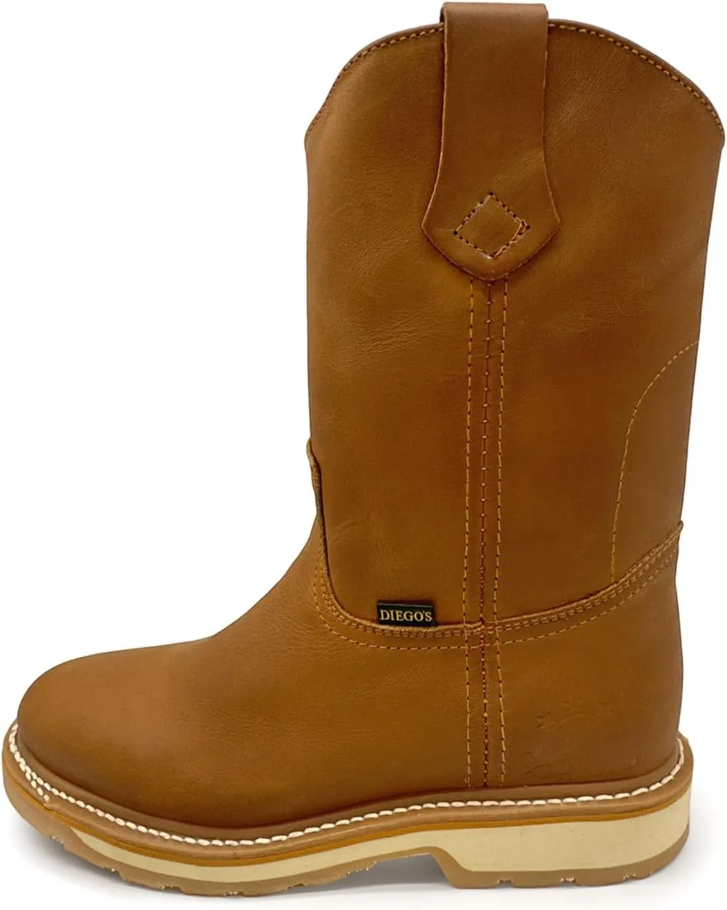 

Мужские рабочие сапоги The Western Shops с кожаным верхом, средней высоты и мягким носком