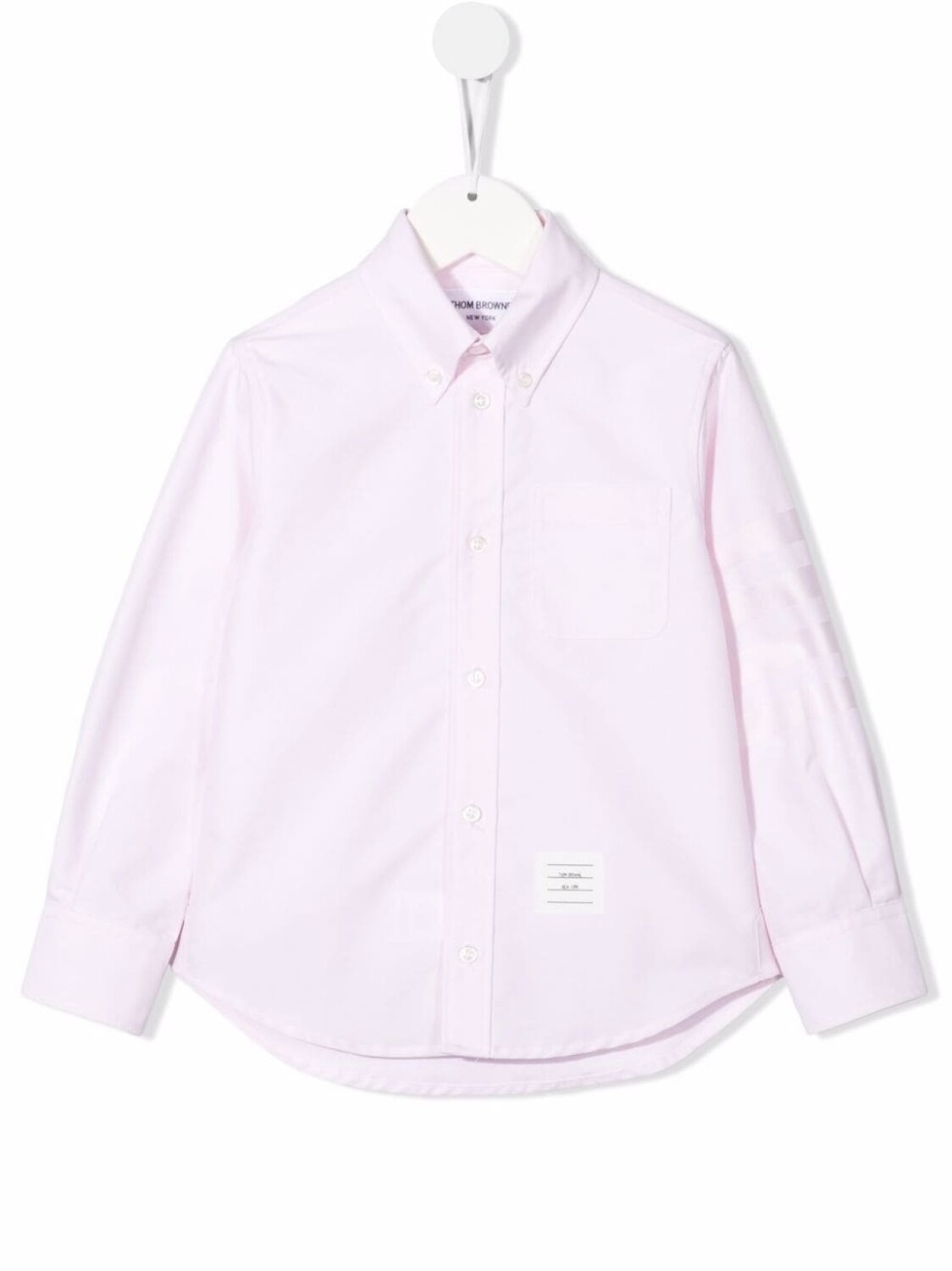 

Thom Browne рубашка с логотипом, розовый