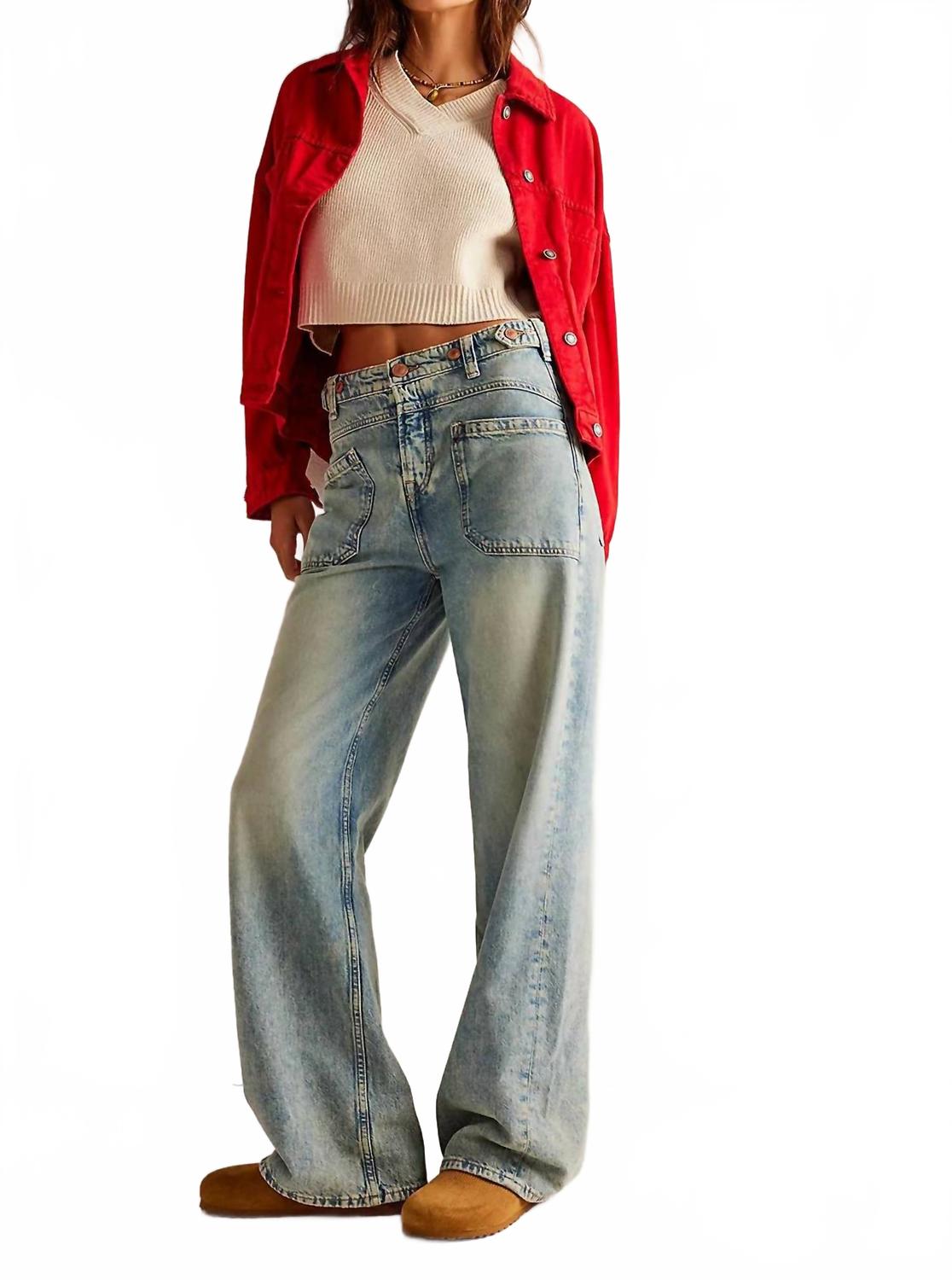 

Палмерские джинсы с манжетами в стиле Ла-Ла Ленд Free People, La La Land