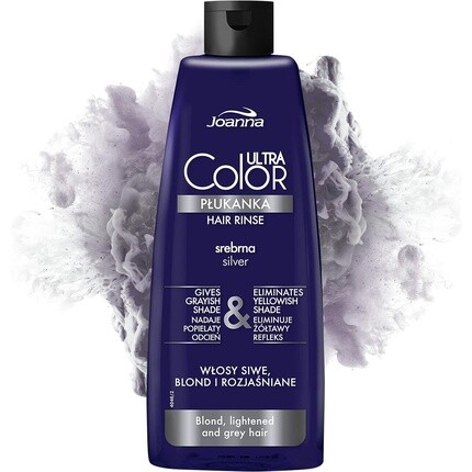 

Ополаскиватель для волос Ultra Color Silver для светлых и светлых волос пепельно-серого оттенка 150мл, Joanna
