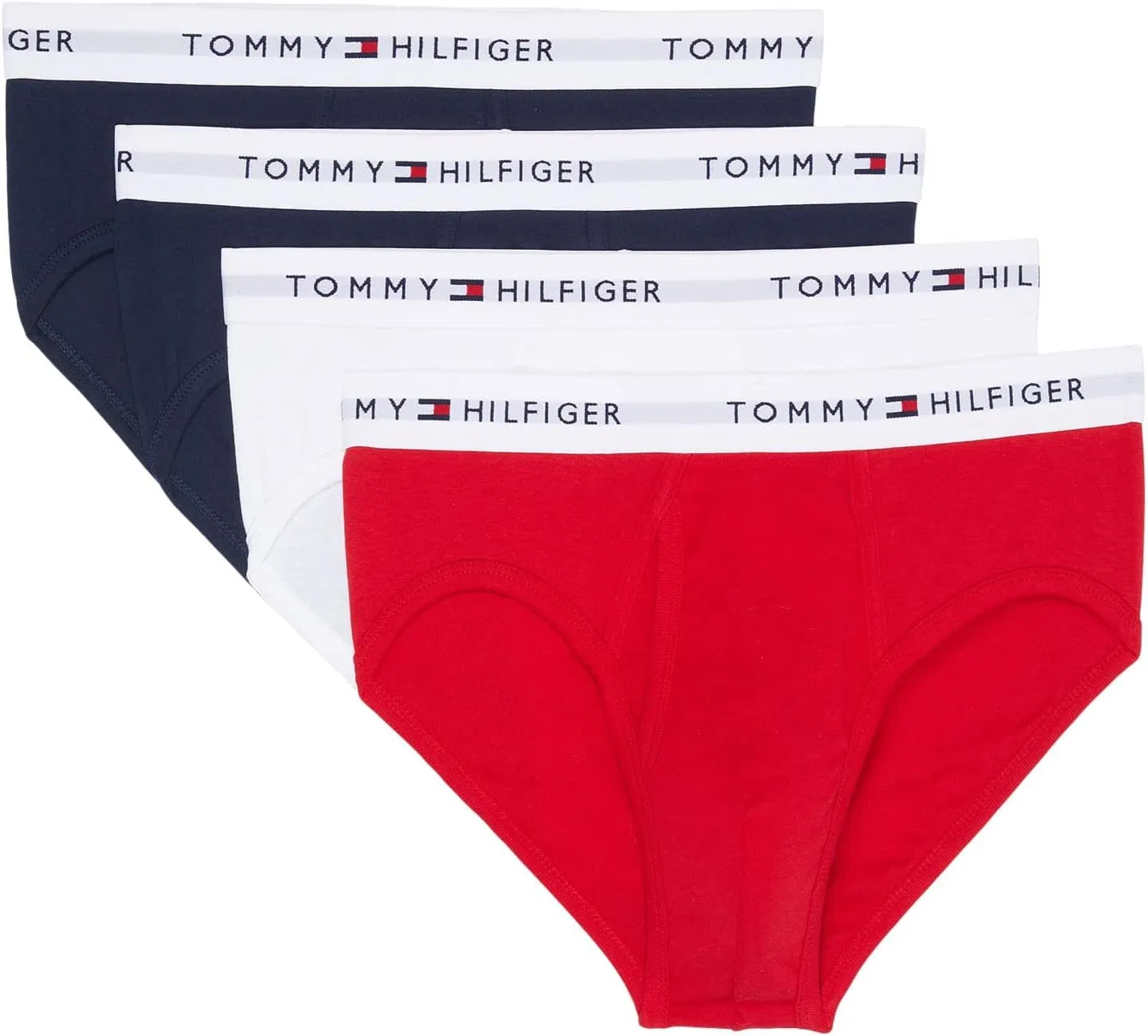 Боксеры Tommy Hilfiger, 2 темно-синих, 1 красный, 1 белый