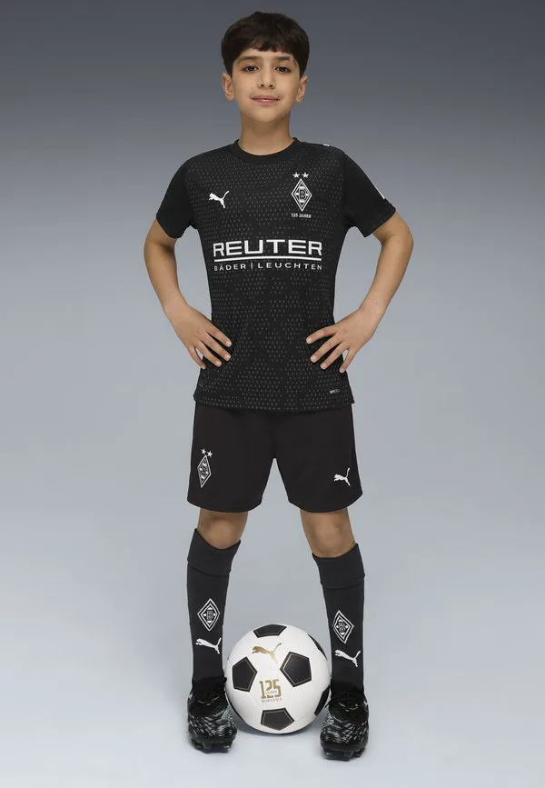 Спортивные шорты боруссия менхенгладбах 25/26 Puma, Black-Warm White