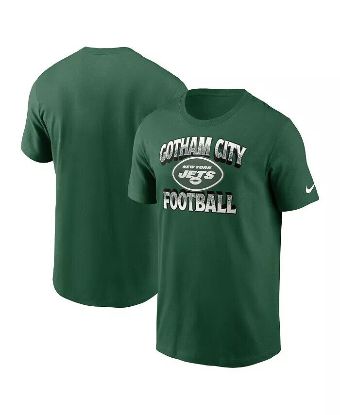 

Мужская зеленая футболка New York Jets Local Nike, зеленый
