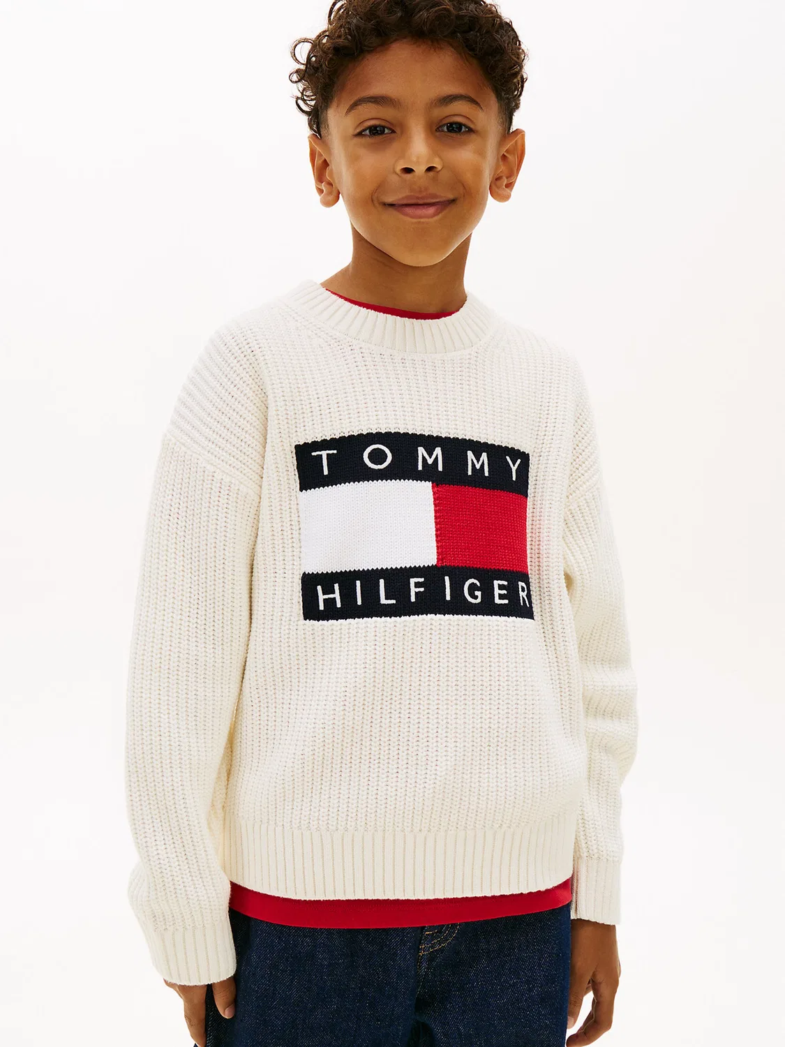 Свитер 'Heritage' Tommy Hilfiger, White — фото 2
