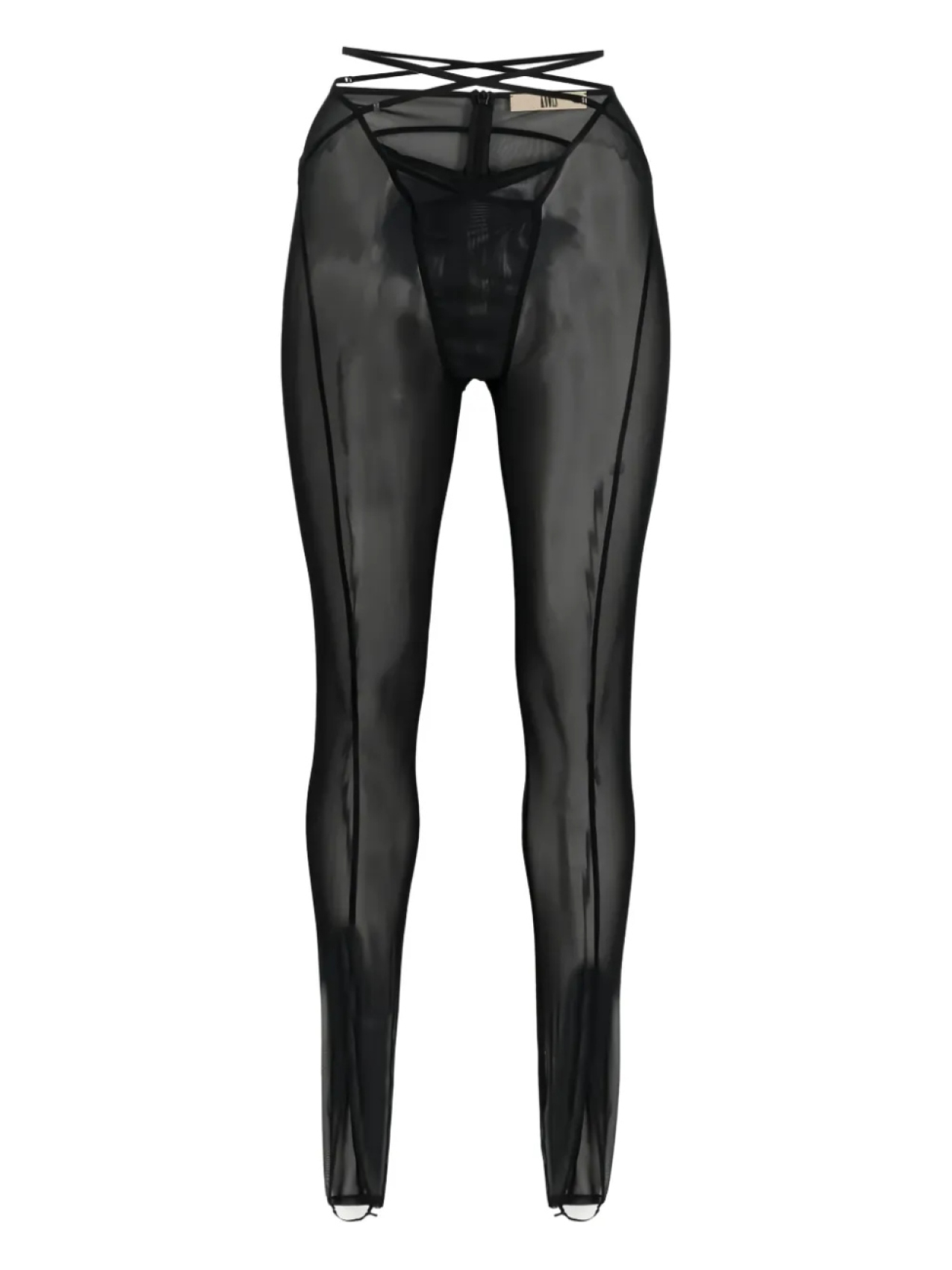 

KNWLS полупрозрачные леггинсы, черный