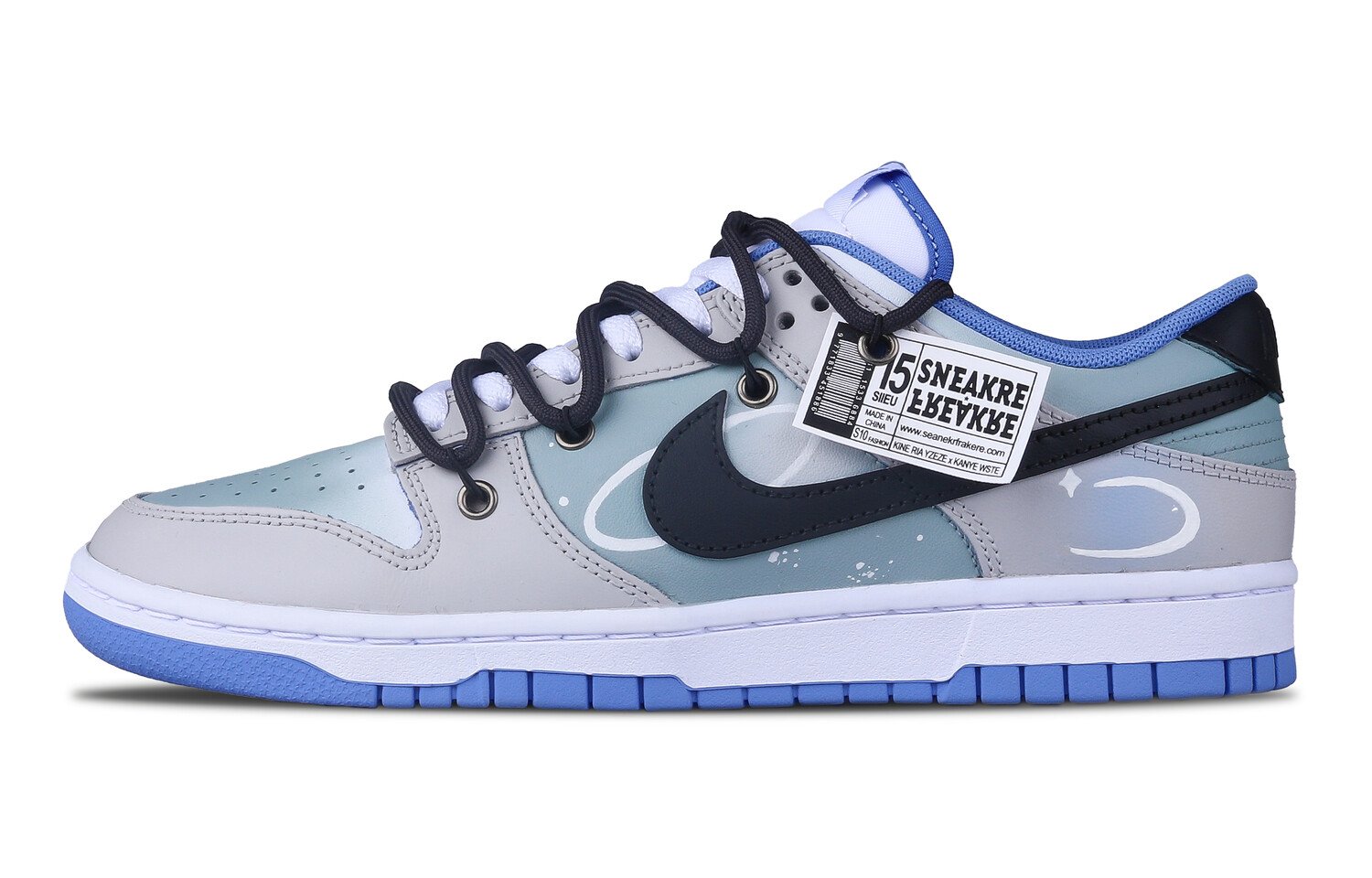

Кроссовки Nike Dunk Skateboarding Shoes Men Low-top Green, светло-серый