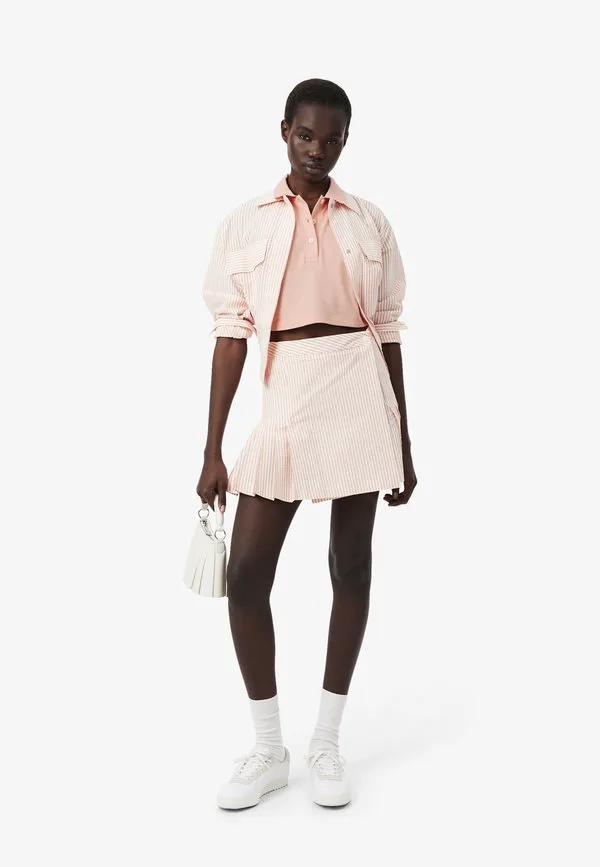 Рубашка поло Lacoste MC Femme, Rose Corail-Ui — фото 2
