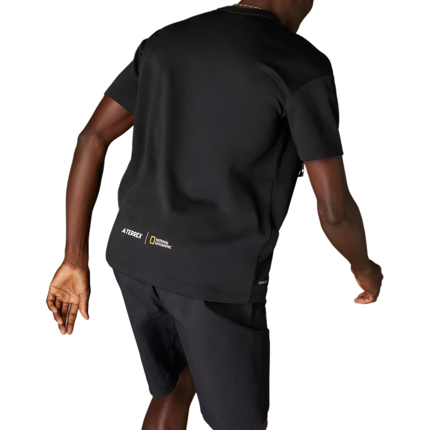 Футболка Disney National Geographic Uf Aeroready Graphic Adidas, черный — фото 4