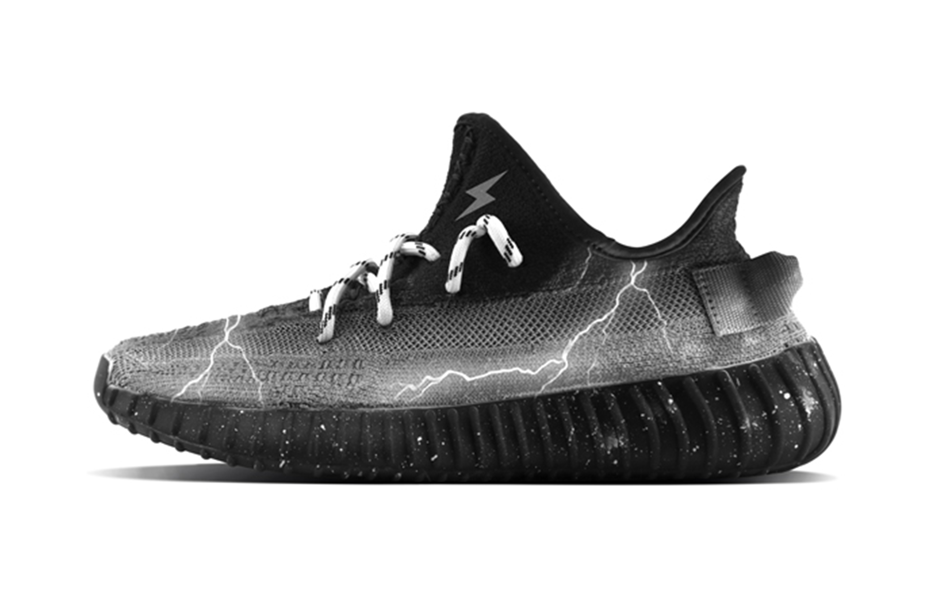 

Кроссовки adidas originals Yeezy Boost 350 V2 Lifestyle Shoes Unisex Low-top Black/white, черный/белый