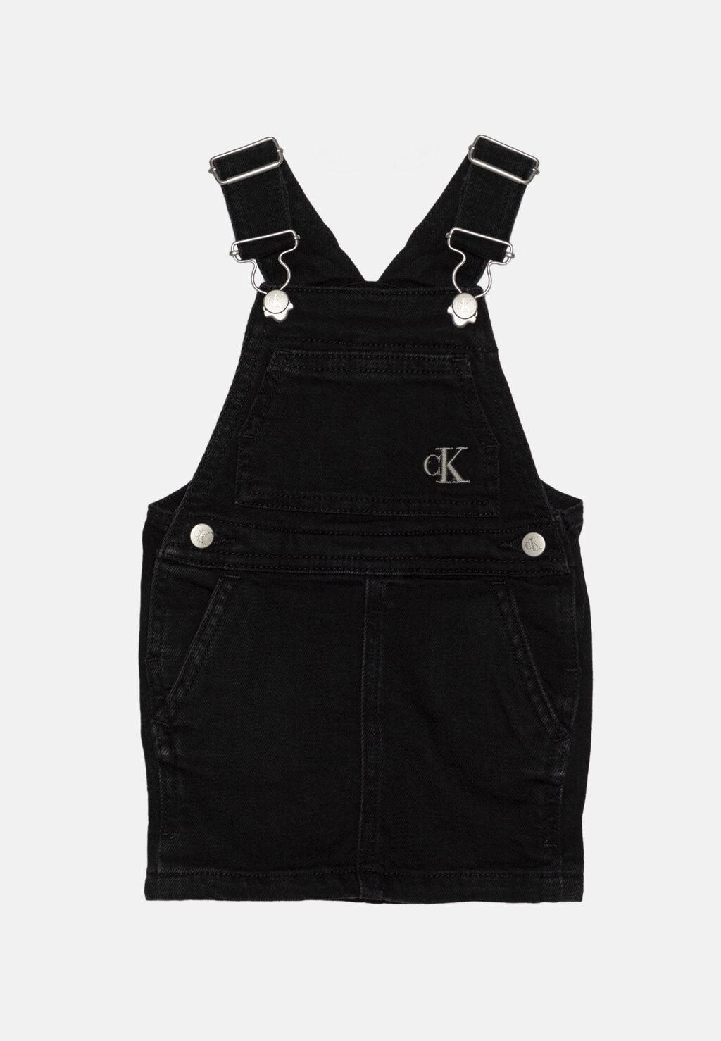 

Джинсовое платье NEWBORN DRESS Calvin Klein, черный деним