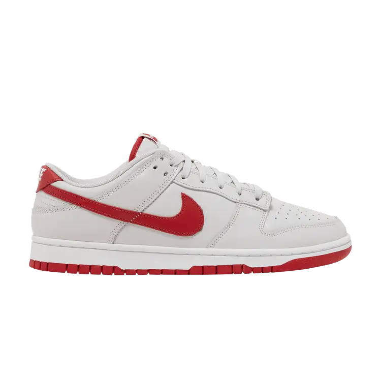 

Кроссовки Nike Dunk Low 'Vast Grey Varsity Red', серый