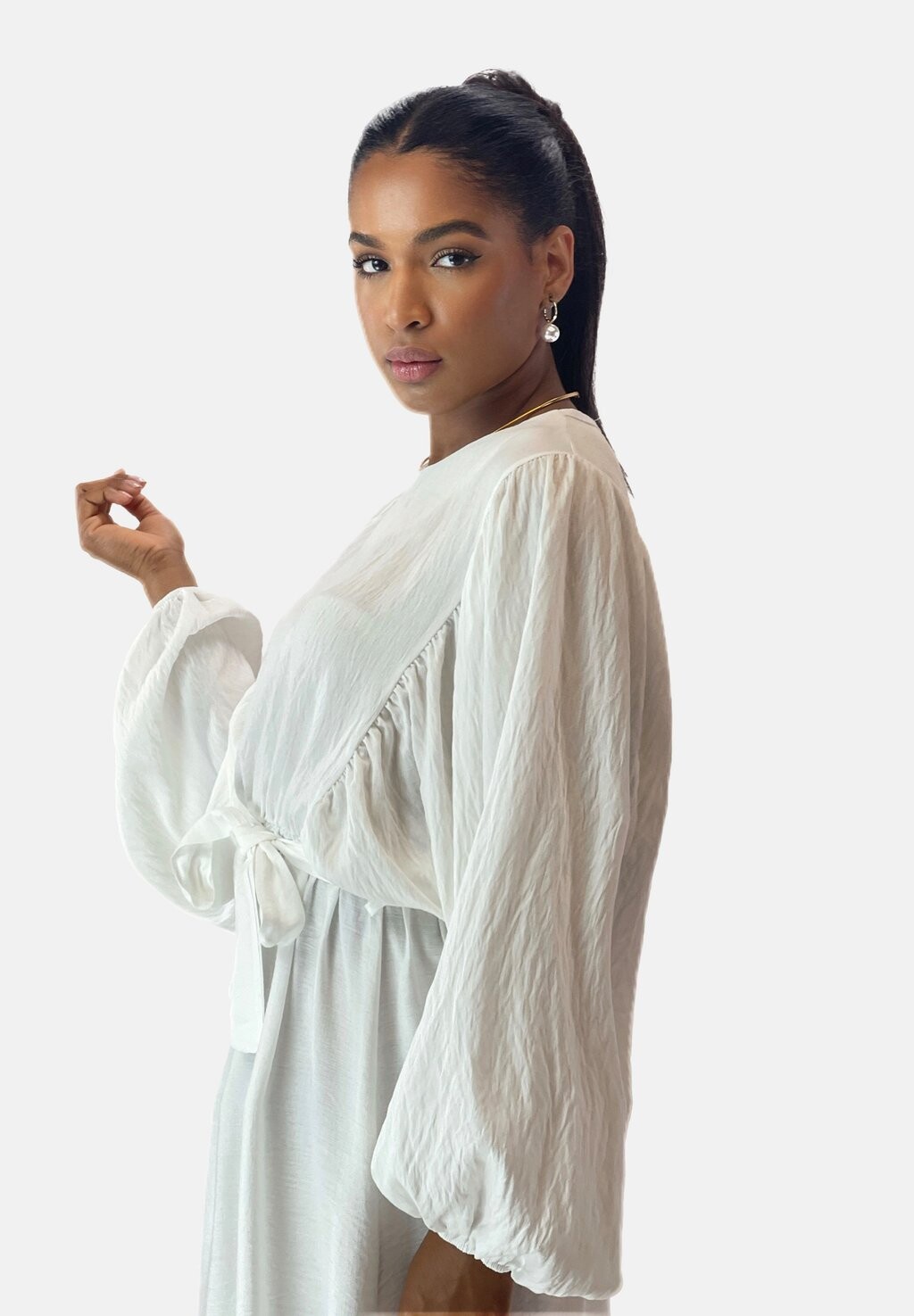 

Платье макси ABAYA Elara, белый