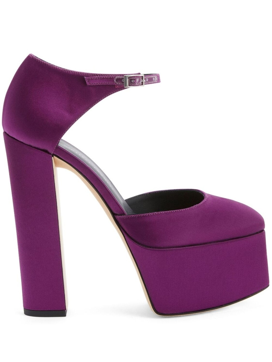 

Giuseppe Zanotti атласные туфли Bebe 150, фиолетовый