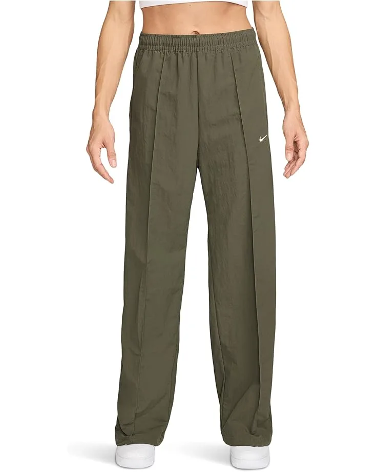 Брюки Nike Sportswear Everything Wovens Mid-Rise Open-Hem Pants, Medium Olive/Sail
