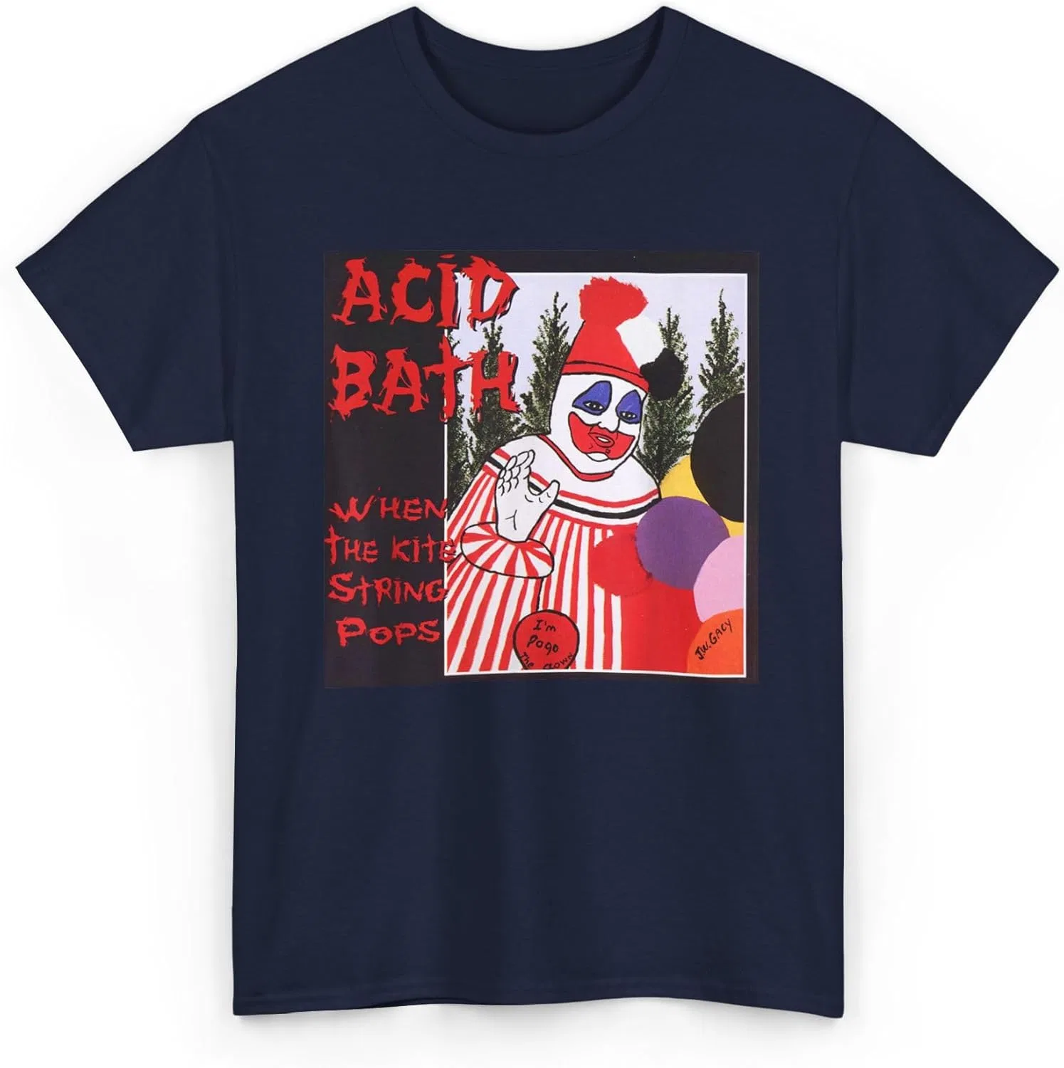 Футболка унисекс с изображением группы Acid Bath When The Kite String Pops, посвященная метал-року