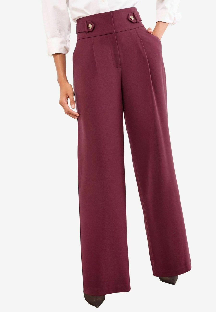 

Брюки Lipsy DEEP WAISTBAND TAILORED WIDE LEG , Burgundy/Red