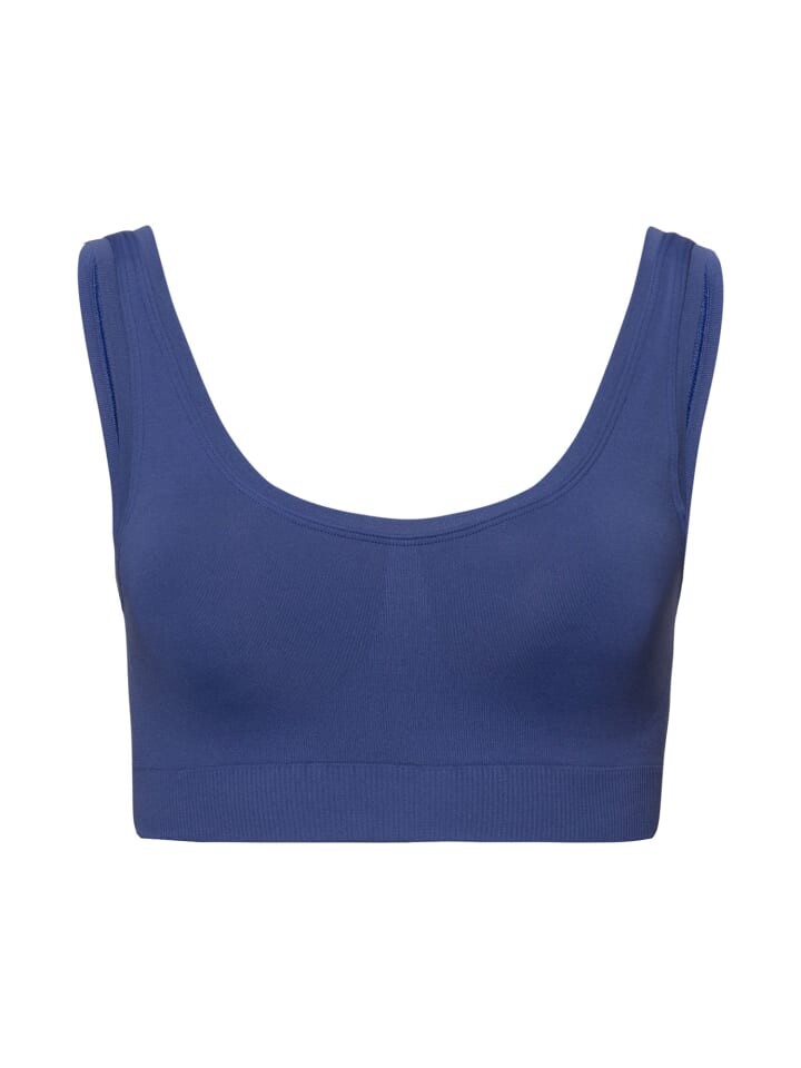 

Бюстье Hanro Touch Feeling Padded, цвет blue horizon